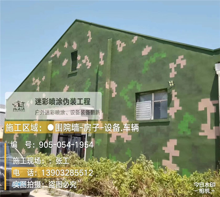 普陀外墙数码迷彩漆施工报价清单（100㎡标准墙面测算）